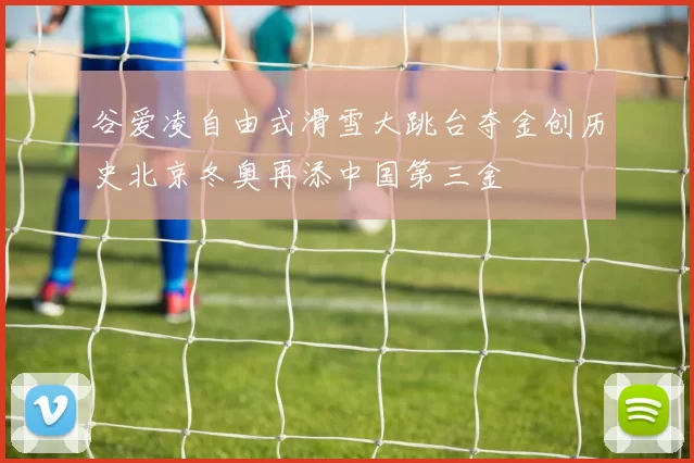 谷爱凌自由式滑雪大跳台夺金创历史北京冬奥再添中国第三金