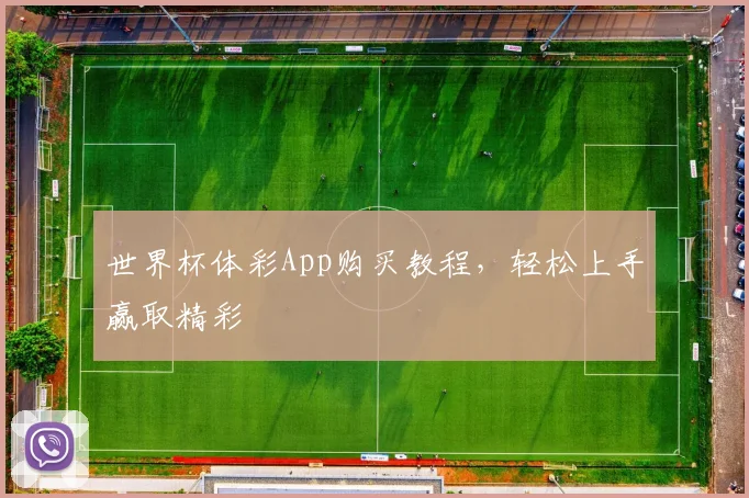 世界杯体彩App购买教程,轻松上手赢取精彩